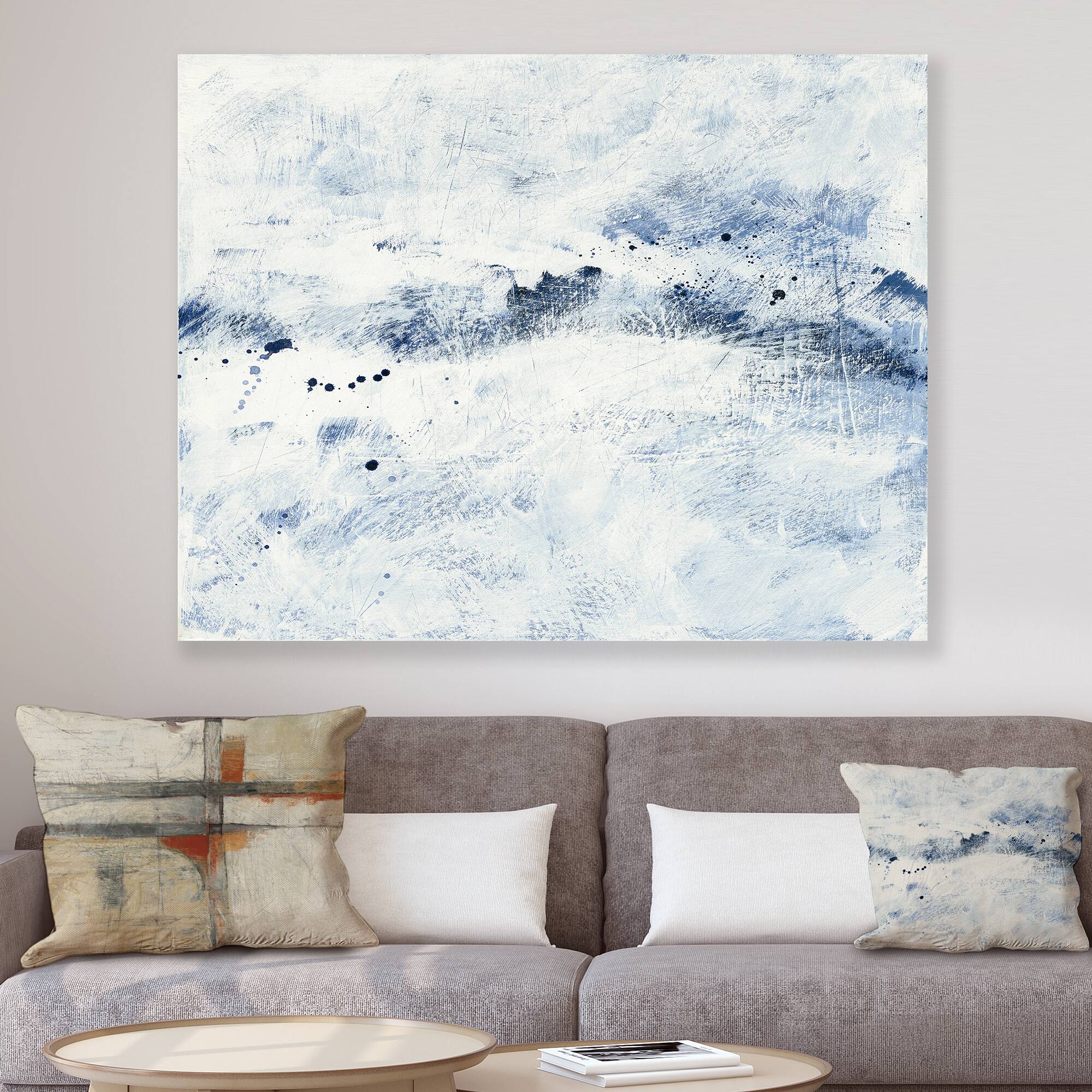 Designart - Blue Wipe Out